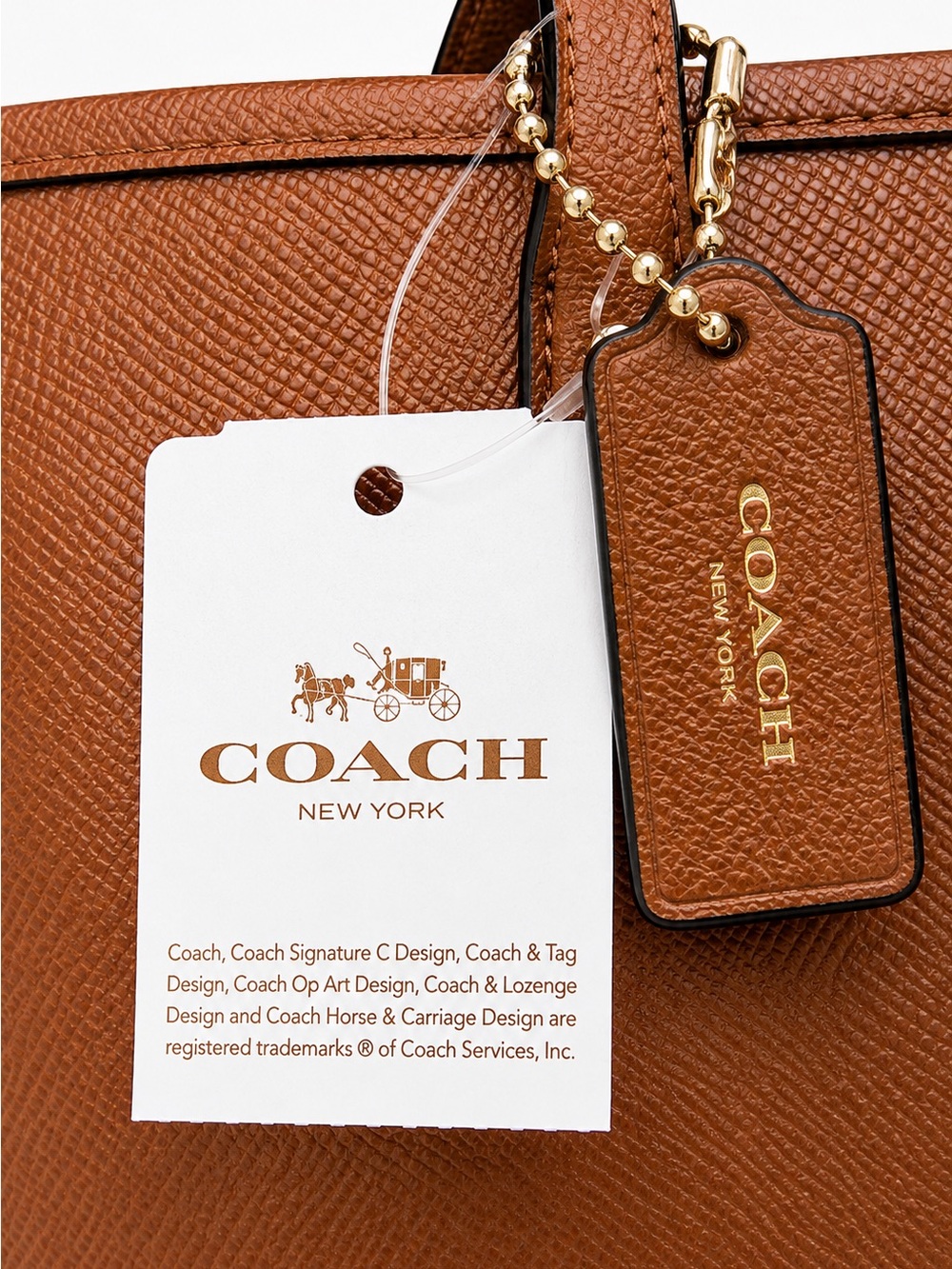 COACH City Tote Reversible Leather Handbag NWT & Wrist Zip Pouch Set - Picture 4 of 10